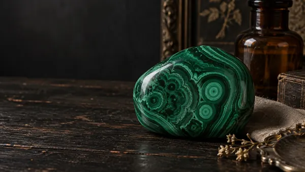 Malachite crystal