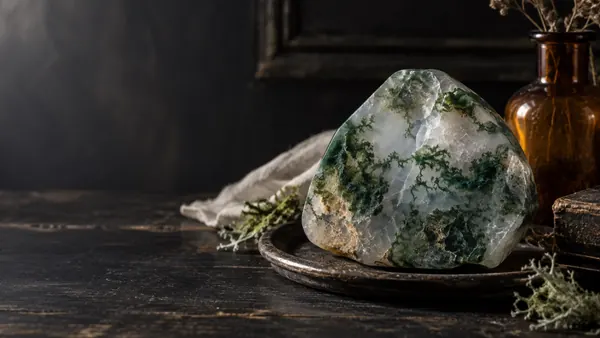 Moss Agate crystal