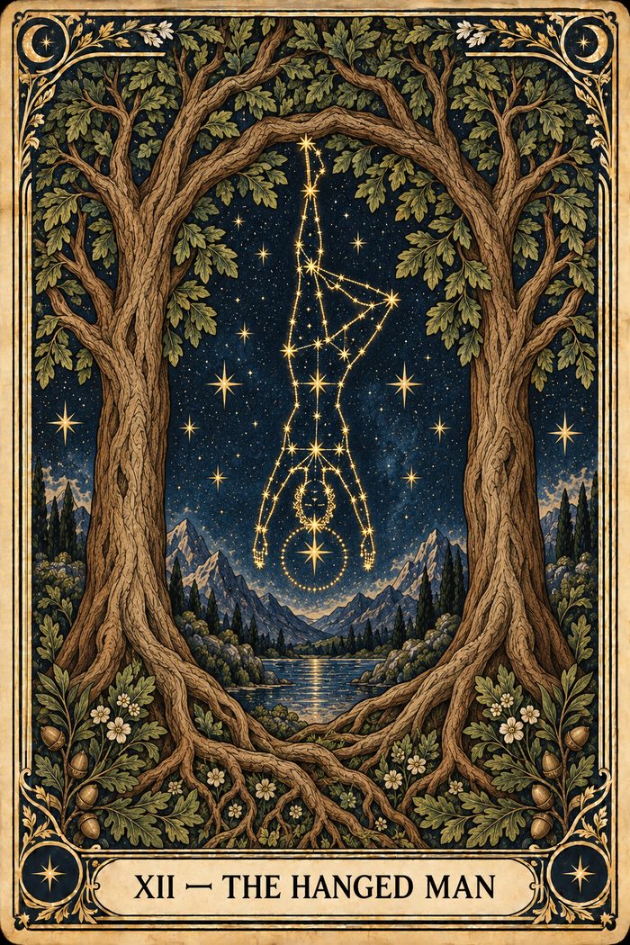 The Hanged Man tarot card