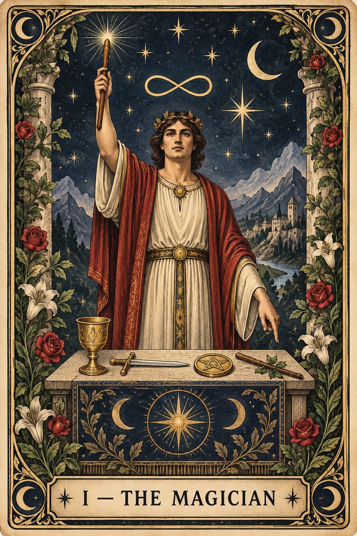 The Magician tarot card