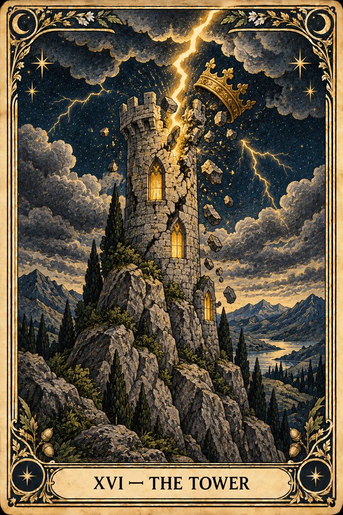 The Tower tarot card