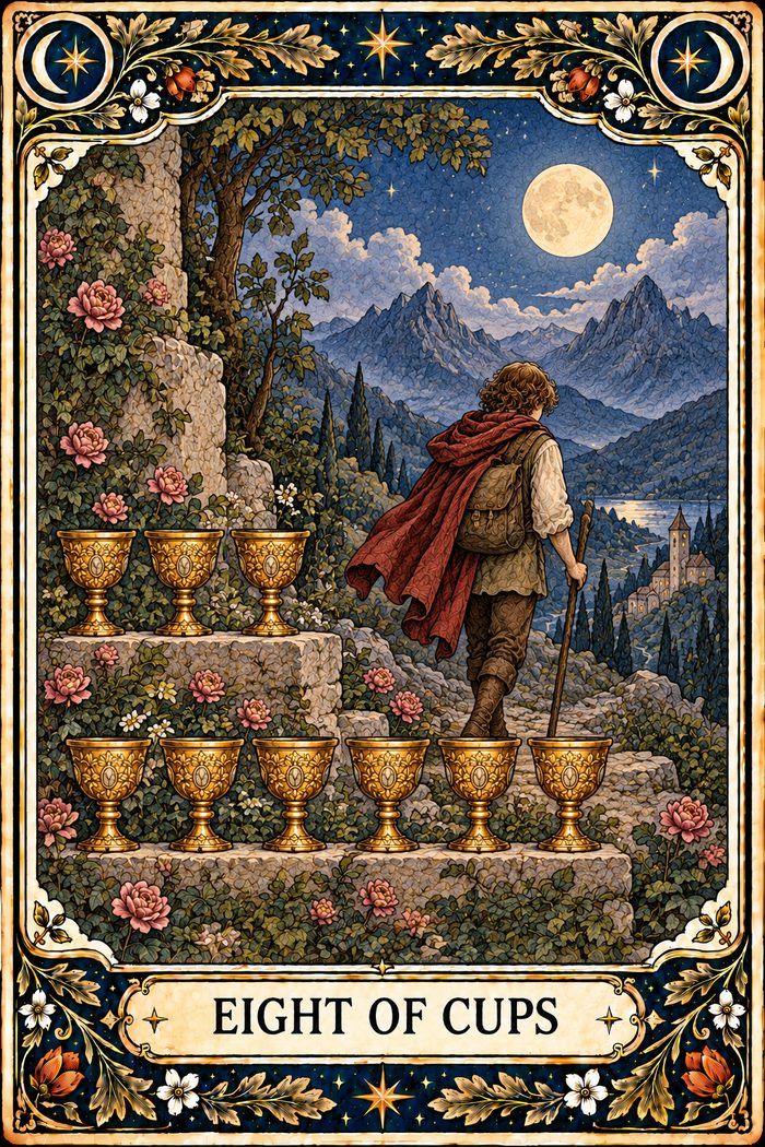 Eight of Cups tarot card