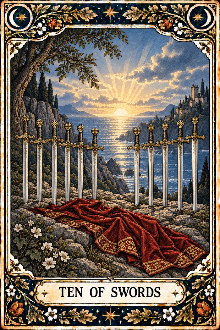 Page of Swords tarot card