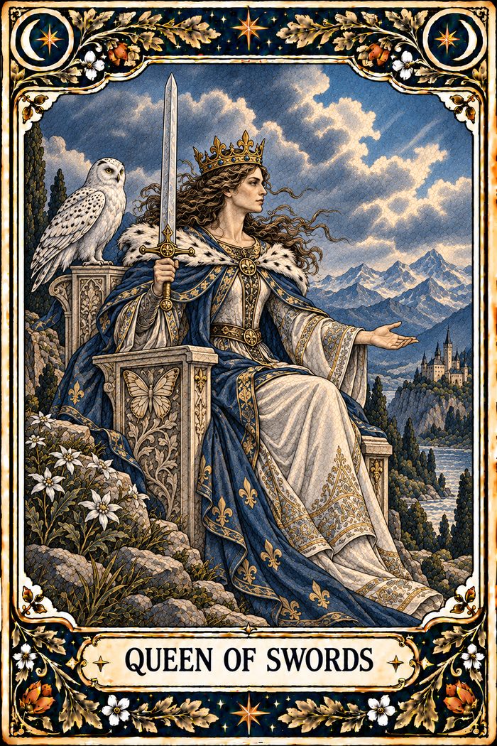 Queen of Swords tarot card